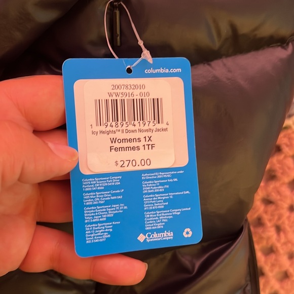 Brand new with tags Columbia down jacket - Picture 3 of 7
